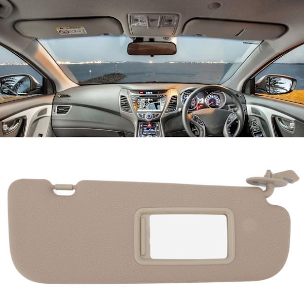 Solskydd för bil 852103X000TX Beige Inredning Solskydd Solskydd Ersättning för Hyundai Elantra 2011‑2015 Höger