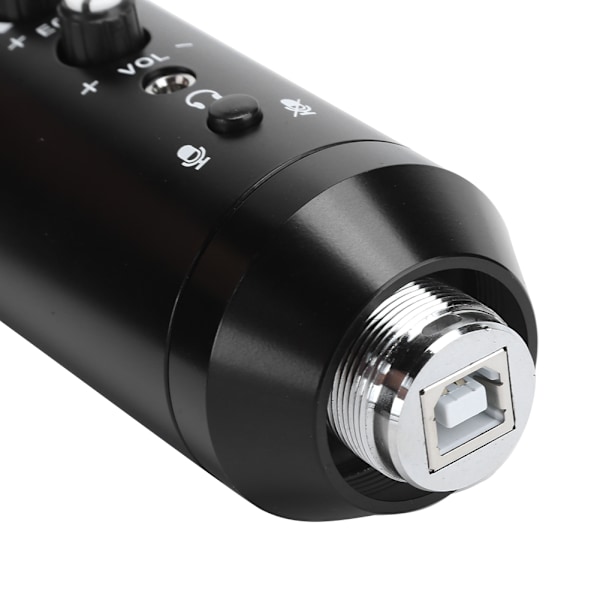 Professionell Kapacitans USB-Mikrofon Inspelning Mini Portabelt MIC-Set Plug and Play