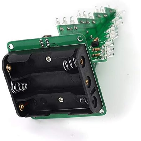LED Arbre de Noël Kit, 3D Coloré Arbre de Noël LED Circuit