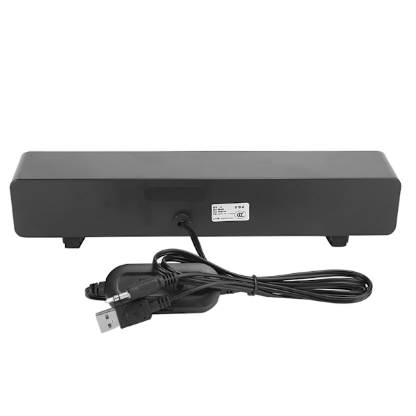 SADA D6 Hem Skrivbord Liten Högtalare Bas Multimedia Aktiv USB Bar Högtalarlåda Svart