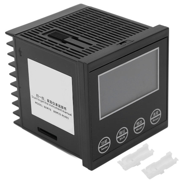 Digitalräknare 6-siffrig LCD-display Timer 0.00001‑999999 Meter 100‑240V AC för industriellt bruk