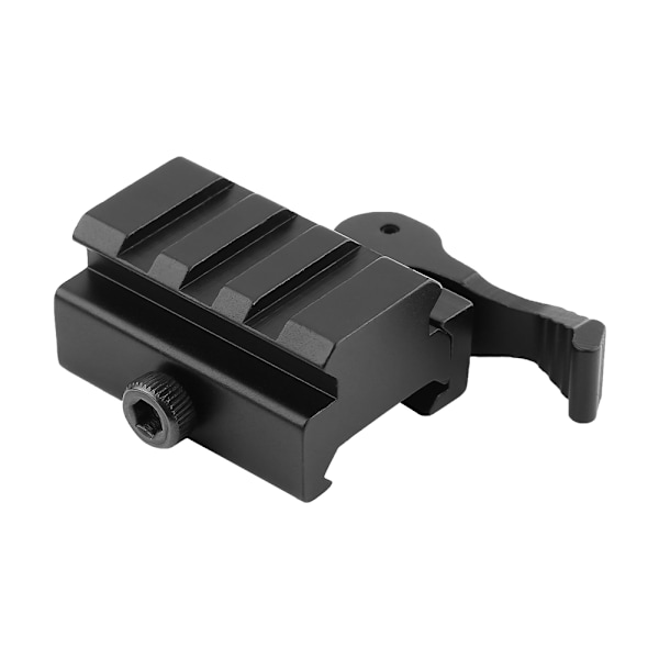20mm Snabbavtagbar Adapter Gevärsmitt Riser Topp Flat Rail Mount för Optik Kikarsikte Röda Punkter