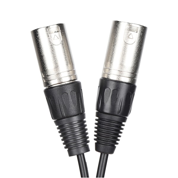 XLR Hona till Dubbel XLR Hane Kabel Mikrofon Stereo Balanserad Anslutningssladd för Ljudadapter Vit 0.25m / 0.8ft