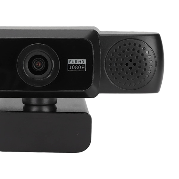 1080p Webbkamera USB2.0 30fps 1920x1080p Justerbar Betraktningsvinkel Plug and Play Inbyggd Mikrofon Bred Kompatibilitet PC CameraV21 Svart Webbkamera