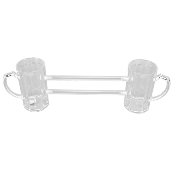 Ölglas Siamese Anti Drop Utsökt Ergonomi Handtag Glas
