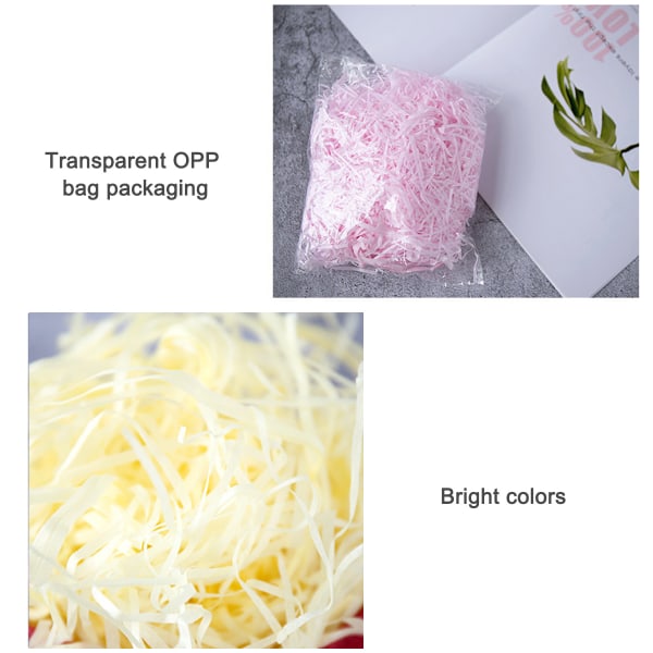 16Pack 320g Multicolored Raffia Paper Crinkle Confetti Shredded