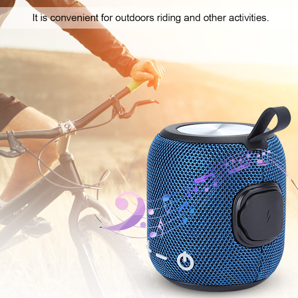 Mini Trådlös Bluetooth Högtalare Vattentät Portabel Audio Högtalare Bluetooth 5.0 Mörkblå
