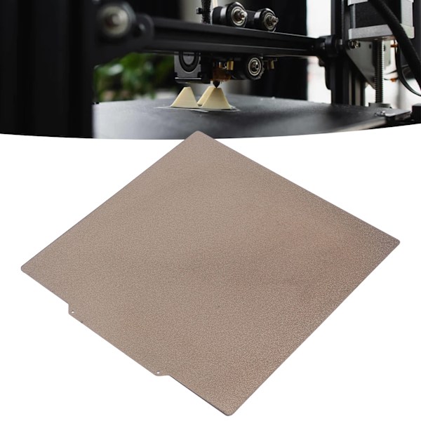 Flexibel Stålplattform PEI-Yta Magnetisk Bottenplatta Lim 2-sidig för Ender 3D-skrivare