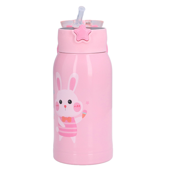 500ml Barn Rostfritt Stål Sugrör Termisk Isolering Kopp