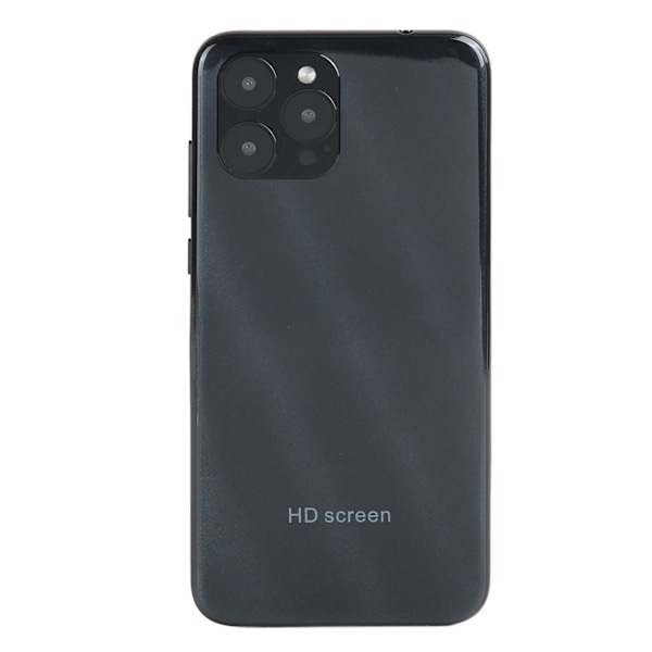 Olåst Smartphone för Android 11 6in 4GB RAM 32GB ROM MTK6580 Mobiltelefon Främre 8MP Bakre 16MP 1960x1080 100‑240V Svart EU-kontakt