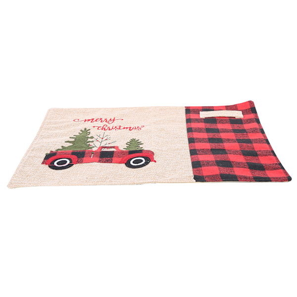 Cartoon Placemat Linnedukning Mat Jul Dekorationer