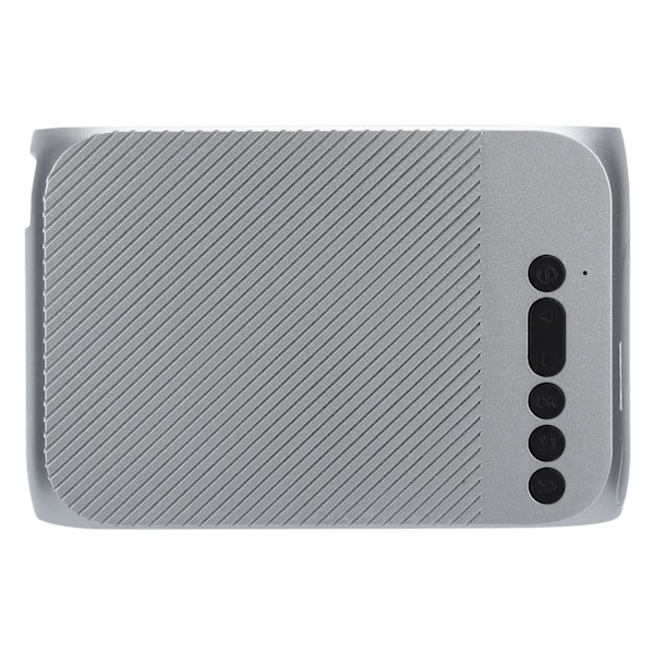 Mini Projektor Silver Micro Portabel 1080P LED Multifunktion för Hemmabio 100-240V (AU-kontakt)