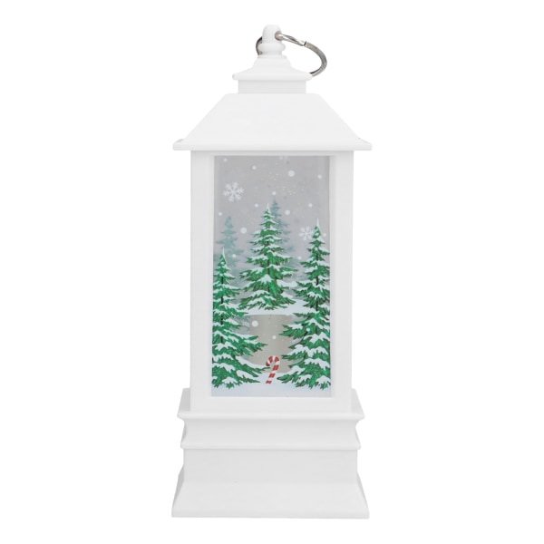 LED Jul Lykta Bärbar Jul Ljus Lykta Snögubbe