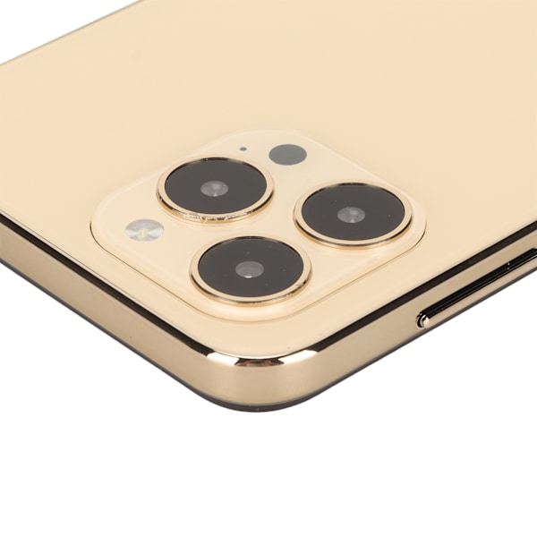 6,3-tums Mobiltelefon 4G-nätverk för Android 12 6GB RAM 128GB ROM MTK6889 Deca Core 7800mAh 1440x3200 8MP Front 16MP Bakre Guld 100‑240V EU-kontakt