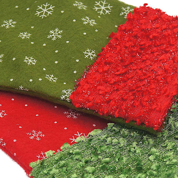Mini Christmas Stockings ,Snowflake Printed Christmas sock, for