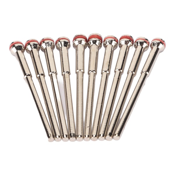 10 st Tandläkarborr Mandrel Rostfritt Stål Hög Hårdhet Tandtekniskt Lab Poleringsskaft 4,6 cm