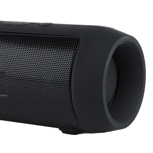 Portabel Bluetooth-högtalare FM-radio Inbyggd HD-brusreducerande mikrofon HiFi Tung bas Mini Bluetooth-högtalare för skrivbord Svart för E2mini