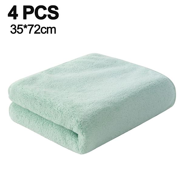 Ultra mjuka badlakan 4-pack (35 x 70 cm) - Snabbtorkande -