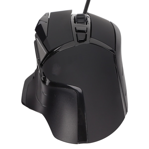 Ergonomisk Gamingmus Justerbar DPI Optisk Motor RGB Bakgrundsbelyst Plug and Play Trådbunden Mus