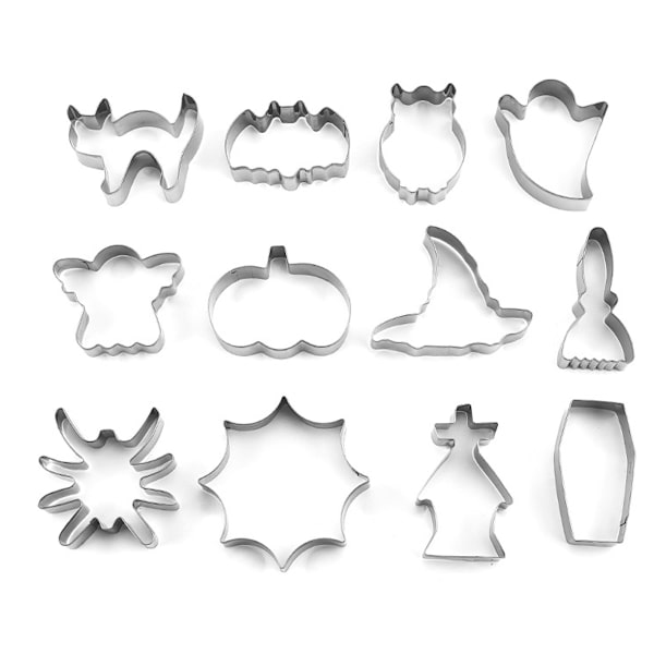 Halloween kakform set (12 delar) - Halloween kakform