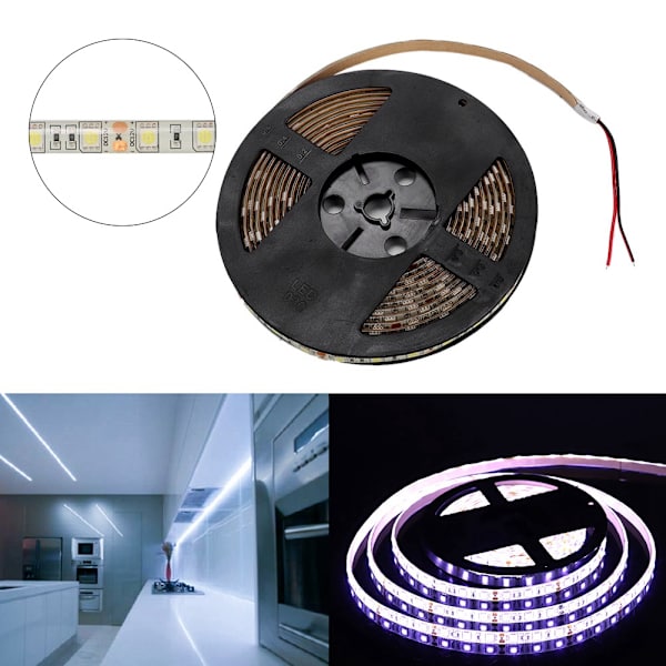 12V 5m 300LED Vattentät Ljusslinga för Utomhusbruk till Jul