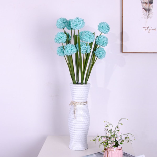 Konstgjorda blommor växt 3 huvuden plast lök boll DIY bröllop