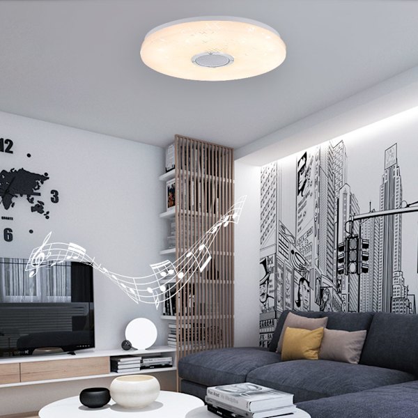 36W 220V LED Intelligent Music Plafond RGB Dimbar