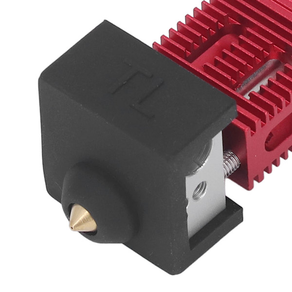 Extruder Hotend Kit Aluminiumlegering Mässing Extruder Hotend för Ender 3 S PRO 3D-skrivare Röd