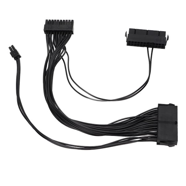 Dubbel PSU Adapter 24pin Nötningsbeständighet Fint Utförande Liten Volym Dubbel Strömförsörjningsadapter