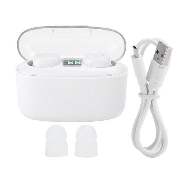G5S TWS 5.0 Trådlösa Bluetooth Hörlurar Mini Sport Vattentäta Portabla Headset Vit