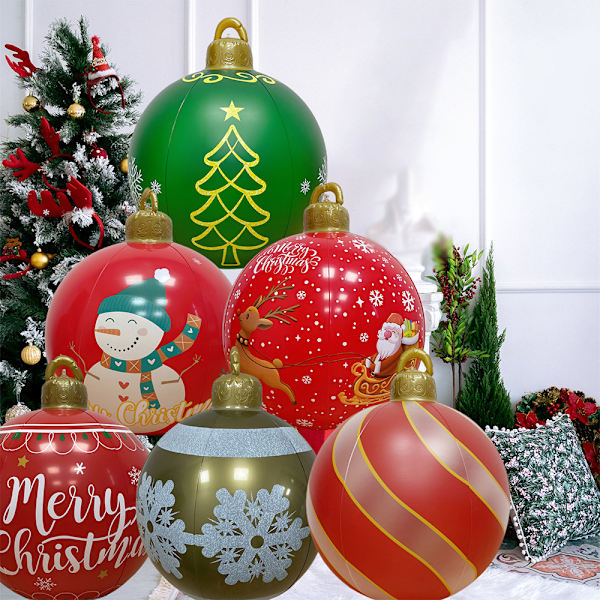 Inflatable Christmas decoration ball,LED remote control light