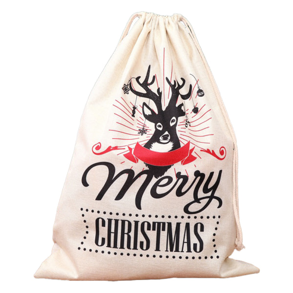Drawstring Bags with Printed Gift Bag Advent Calendar Bags for
