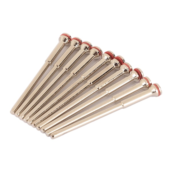 10 st Tandläkarborr Mandrel Rostfritt Stål Hög Hårdhet Tandtekniskt Lab Poleringsskaft 4,6 cm