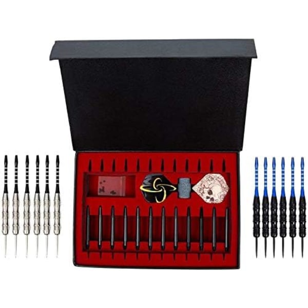 Grams Metallspets Dart Set, Darts Metallspets Set, Metallpilar för