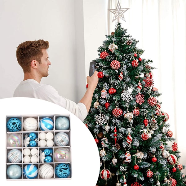 Christmas Balls Ornaments for Xmas Tree，Christmas Tree