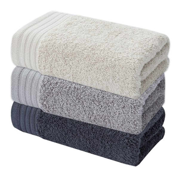 Handduksset med 3 handdukar 13,3\" x 29,5\" Färg: Mörkgrå | Ren