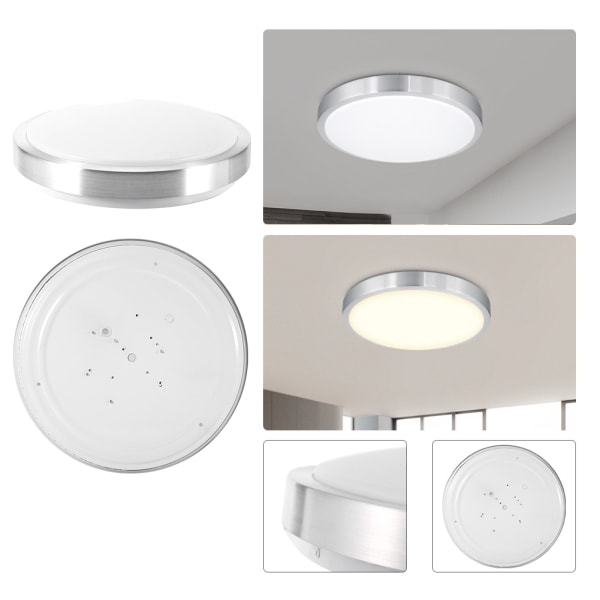 Modern stil rund LED-taklampa vardagsrum toalettlampa