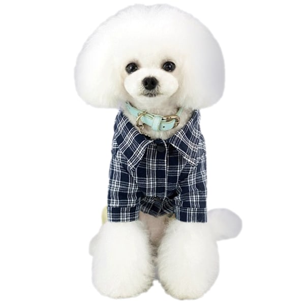 Små Hundkläder 4-bent Hunddräkt Knappdesign Vår Sommar Husdjurskläder för Hem Vardag Khaki XL