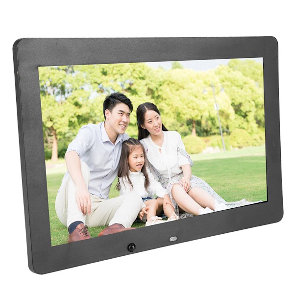 14 tums LED Digital Fotoram Elektronisk Album Filmspelare Svart AU-kontakt AC110-240V