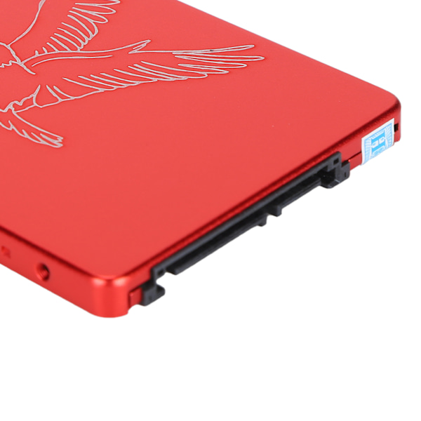 Hsthe Sea Mobile Solid State Disk Portabel 2.5 Tum Metall Örn Röd Extern SSD för PC Dator 8GB
