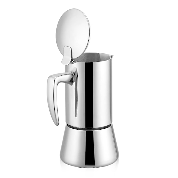 200 ml rostfritt stål Moka Pot Espressobryggare för gas &