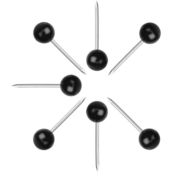 Yalis Push Pins Kartnålar 1/8-Tums Assorterade Färgade Pärlor Huvud
