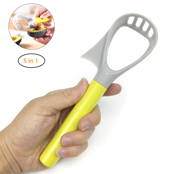 5 i 1 Avokado Slicing Verktyg Pitter Kärna Remover Frukt Verktyg