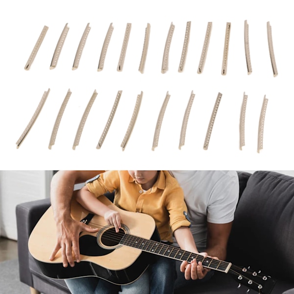 Gitarrband Trådar Kit Koppar Nickel Bandtråd Greppbräda Ersättningsdelar Tillbehör GG08