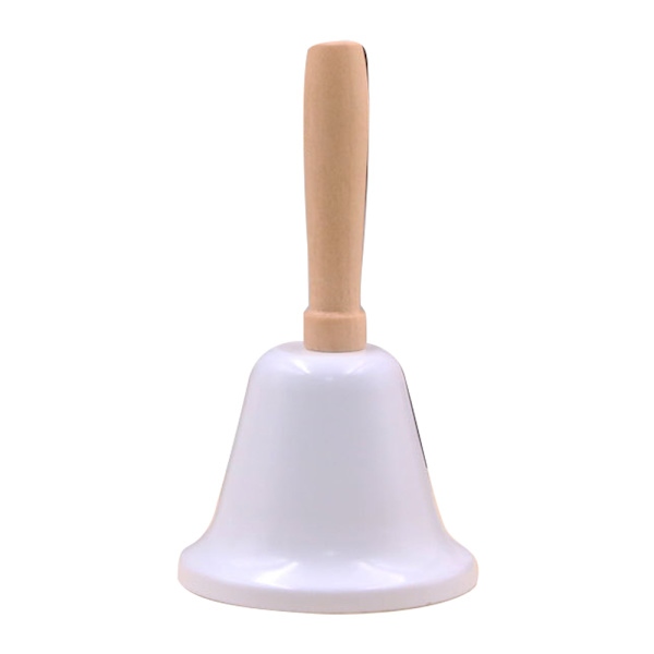 Loud Hand Call Bell with Wooden Handle，Christmas Jingle Bells