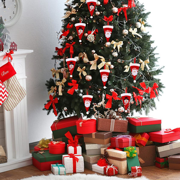 Sac de vaisselle de Noël, 8 pièces Support de Vaisselle de