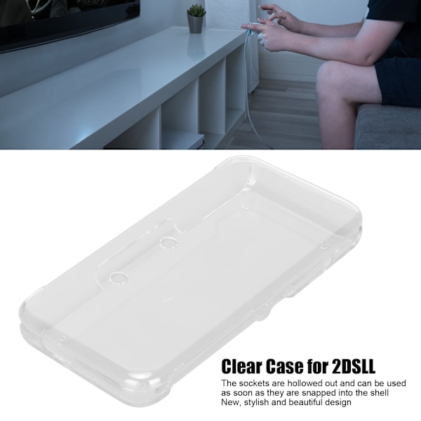 Kristallklart Design Skyddsfodral, Högkvalitativt Material Transparent Hårt Skal Maximalt Skydd för Nintendo 3DS XL LL (Inte Kompatibelt med New)