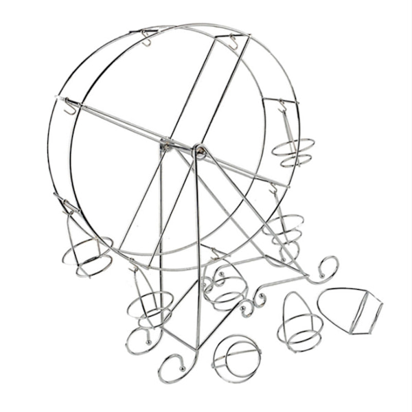 Ferris Wheel Cupcakes Stativ Cupcakes Hållare Rack 8 Koppar