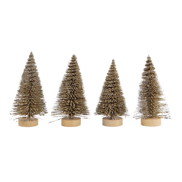 Mini Christmas Trees for Christmas Decor, 4Pcs Artificial