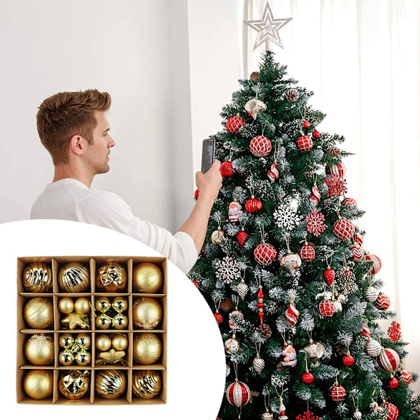 Christmas Balls Ornaments for Xmas Tree，Christmas Tree